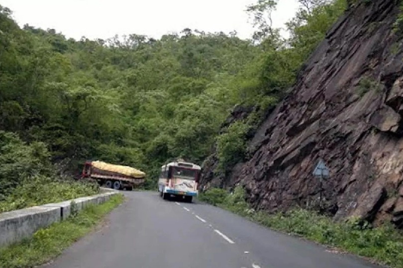Private bus accident in Nallamala Ghat Road