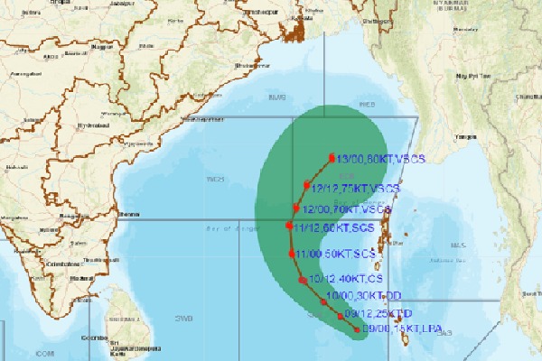  Depression may form in Bay of Bengal this evening