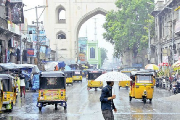 Heavy rain in Hyderabad on wednesday
