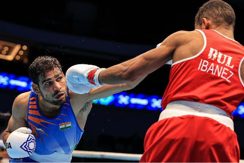 mohammed hussamuddin confirms medal at world mens boxing