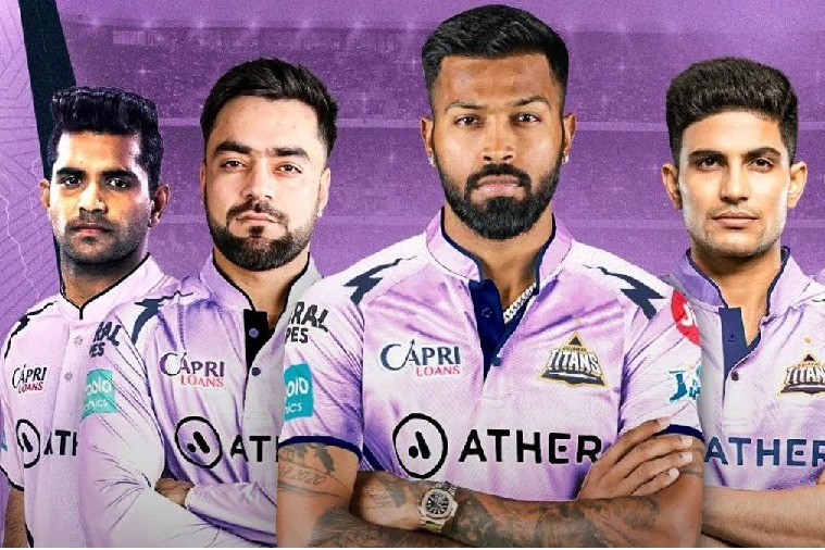 Gujarat Titans in lavender jersey Why are GT players wearing new kits in IPL 2023 match against SRH