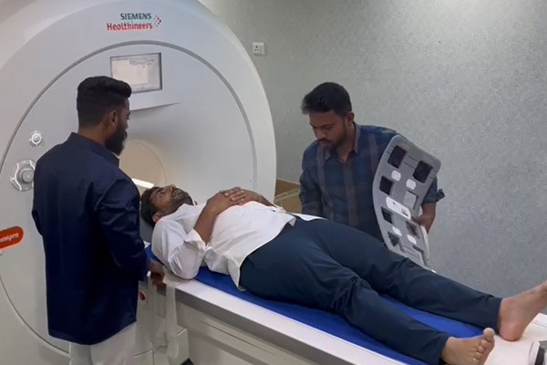TDP Leader Nara Lokesh went MRI Scanning for right shoulder
