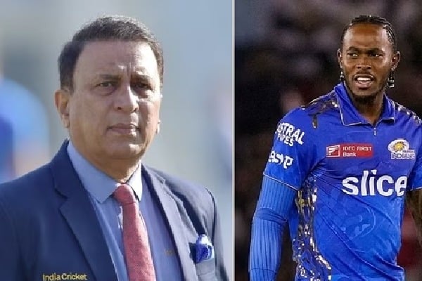No point paying even one rupee What has he given MI in return Gavaskar lambasts Jofra Archer for leaving IPL midway