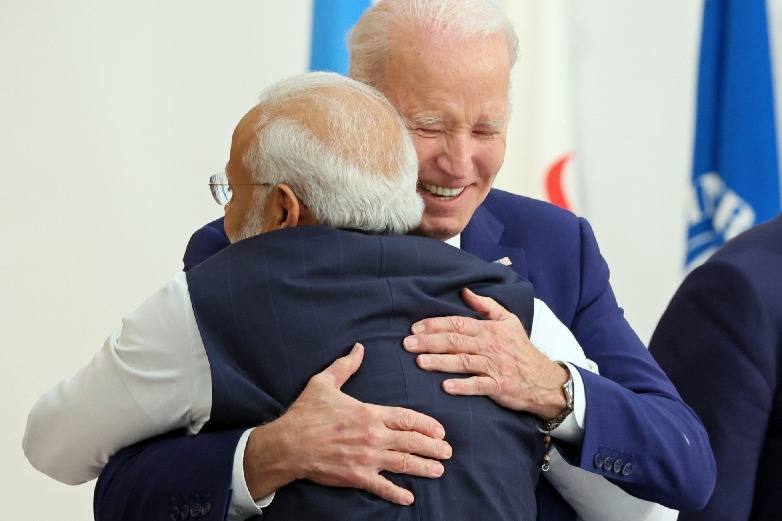 PM Modi shares hugs with Biden, Sunak