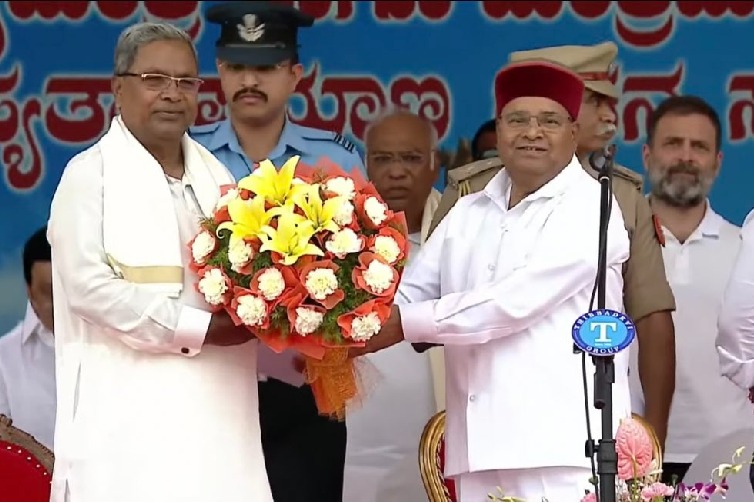 Siddaramaiah takes oath as the Chief Minister of Karnataka