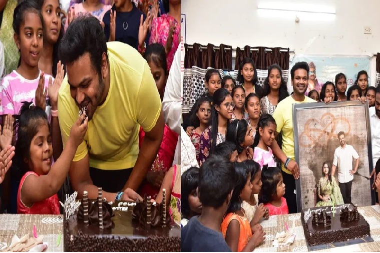 Manchu Manoj Celebrates His Birthday At Love And Care Orphanage Home In GajulaRamaram