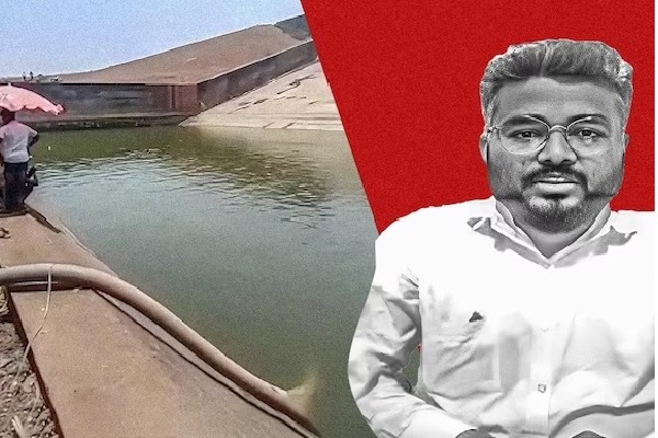 smartphone fell in reservoir in chattisgarh food officer drained dam for 3 days