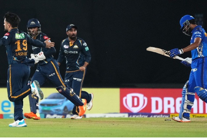 Gujrat Titans enters IPL final by beating Mumbai Indians in qualifier 2