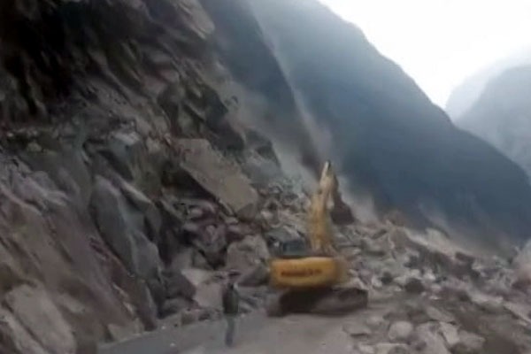300 People Stranded In Uttarakhand After Massive Landslide Cuts Off Road