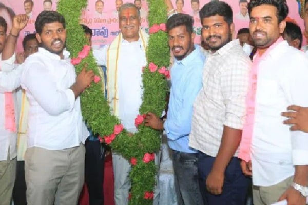 Minister Harish Rao tour in Siddipet