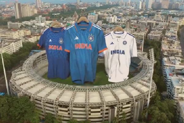 Adidas unveils new jerseys for Team India in all formats 