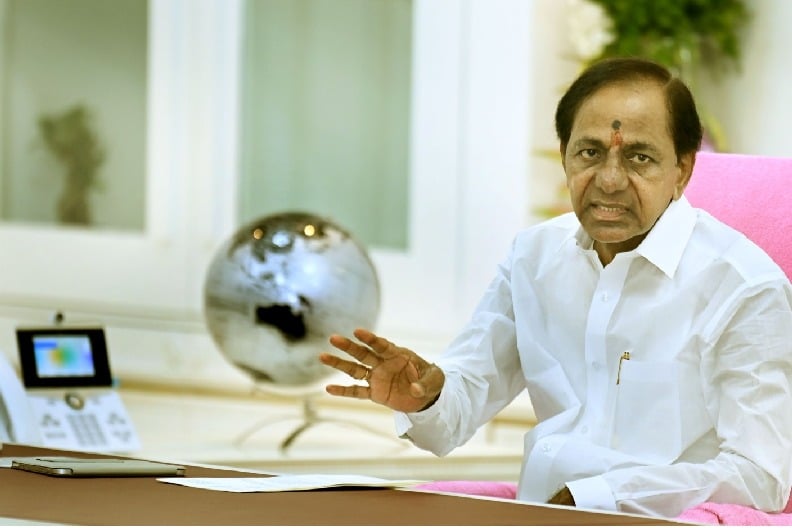 KCR lays foundation for BRS Centre for Excellence & HRD