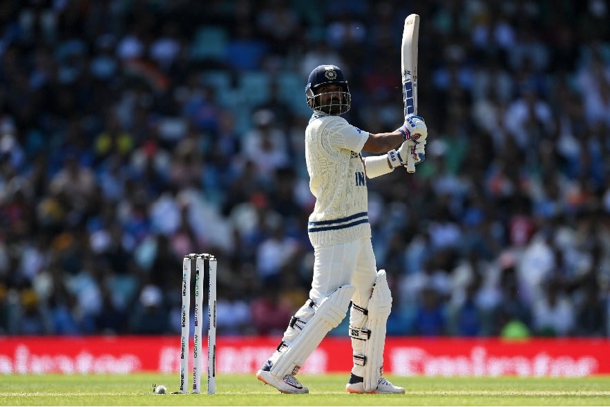 Rahane completes fifty
