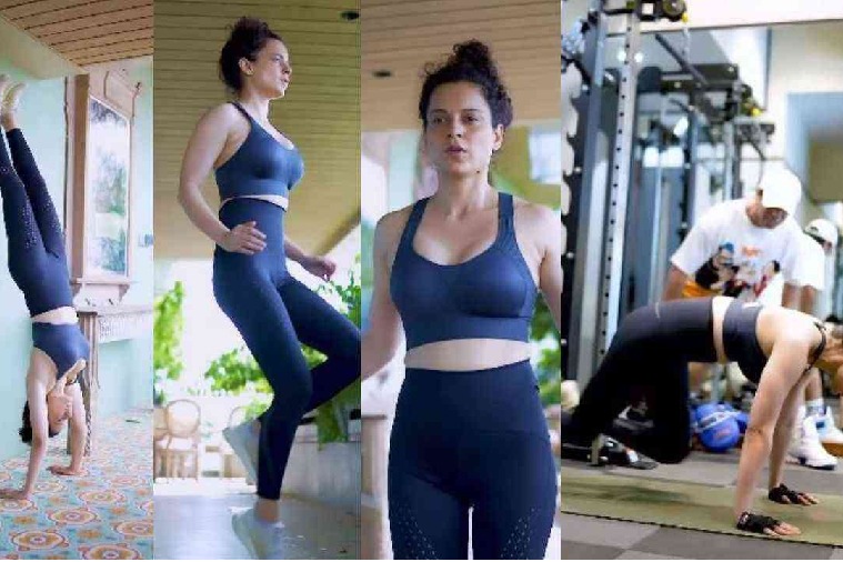 Kangana Ranaut gets back to her exercise routine after two years preps for new action film