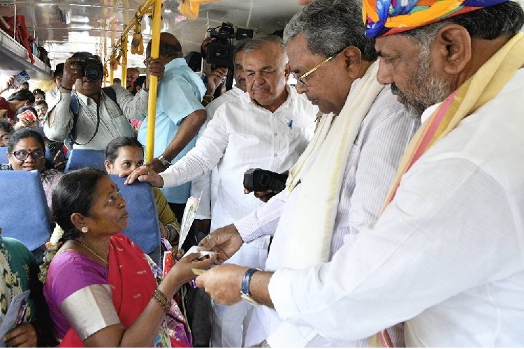 how much the free govt bus ride scheme will cost Karnataka per day