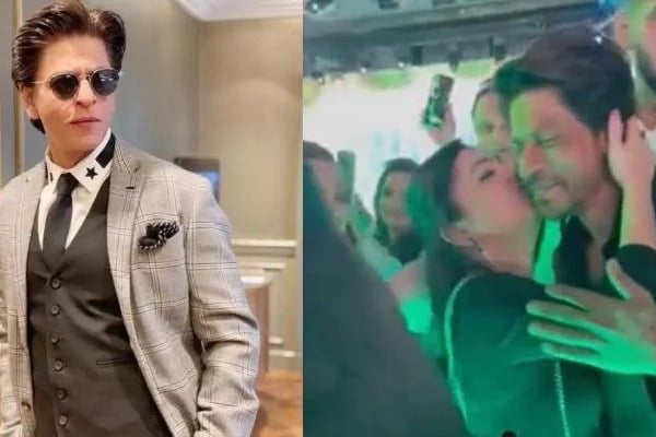 Woman kisses Shah Rukh Khan at Dubai event upset fans say put her in jail