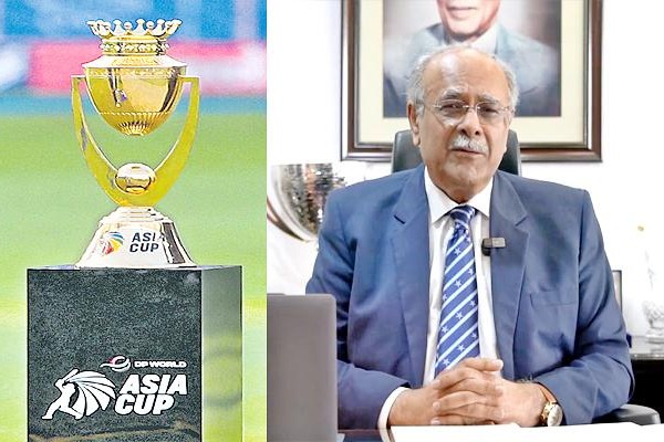 pcb chairman najam sethi reacts bcci accepts hybrid model asia cup 2023