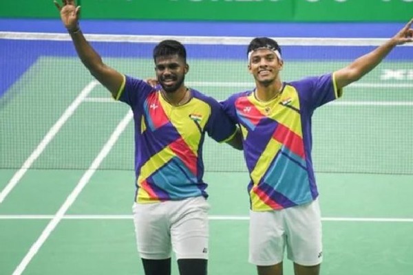 CM Jagan appreciates Satwik and Chirag who wins Indonesian Open badminton doubles title 
