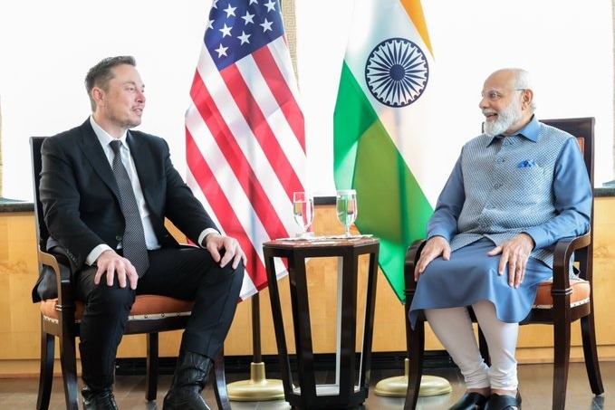 PM Modi discusses spirituality with Elon Musk