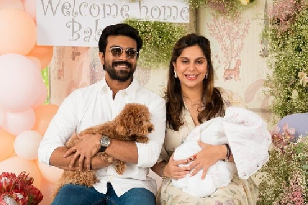 Upasana said they overwhelmed with love and blessings upon their little one