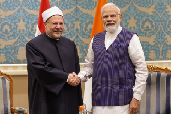 PM Modi meets Egypt's Grand Mufti
