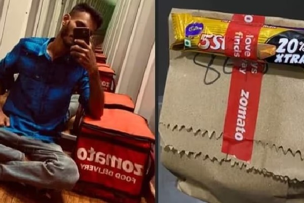 Zomato delivery executive celebrates birthday by distributing chocolates to customers with every order