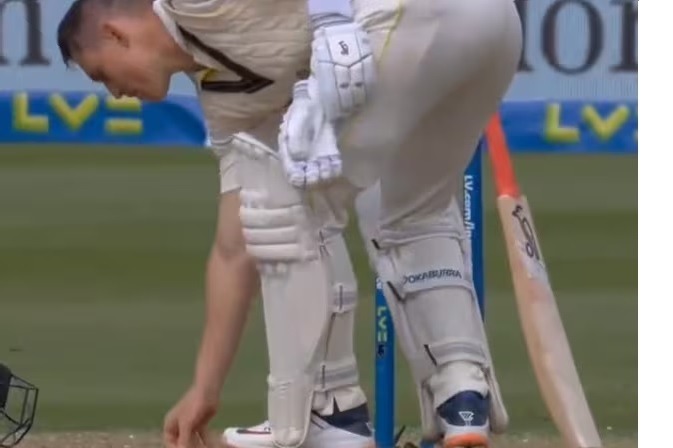 Marnus Labuschagne Puts Dropped Chewing Gum Back In Mouth Gross Act Caught On Camera