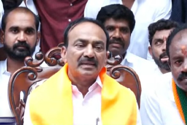 Eatala talks to media after BJP high command appointed him as Telangana BJP Election Organizing Committee Chairman