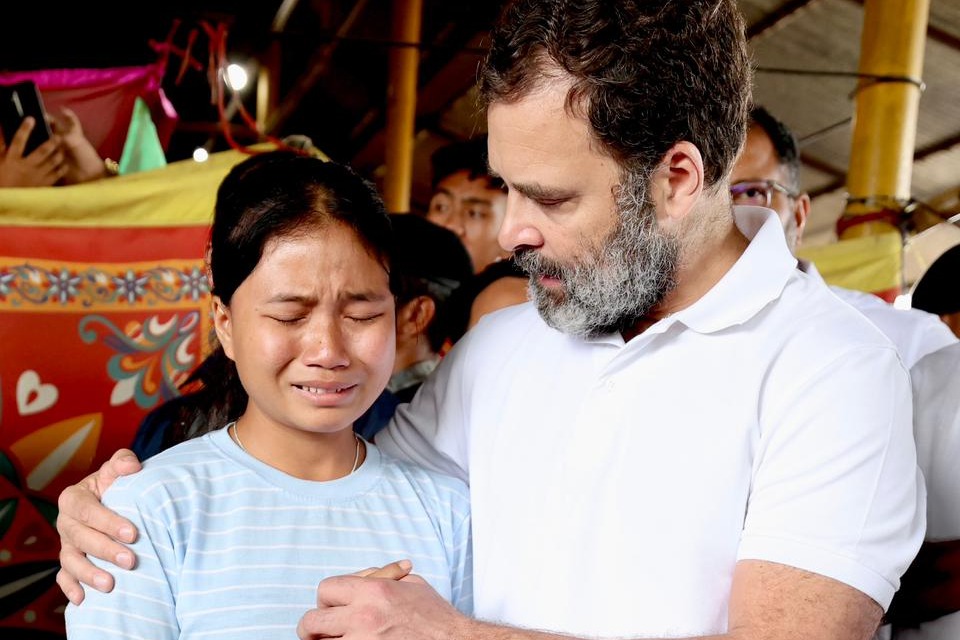 Rahul says Manipur needs peace to heal, peace is the only way forward
