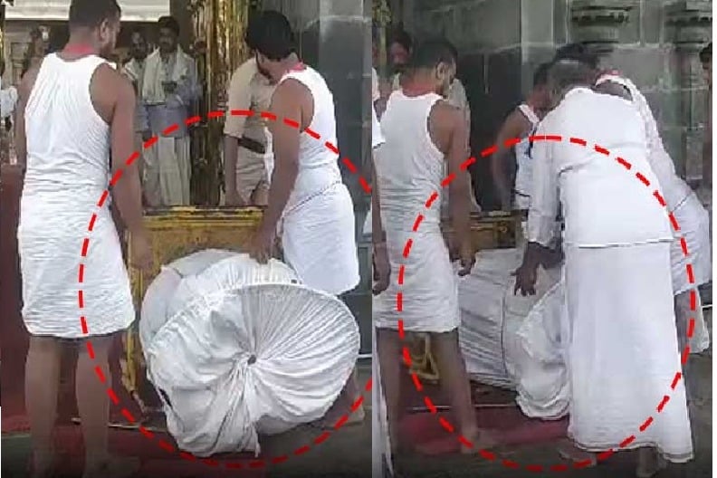 hundi fallen in thirumala venkateshwara swami temple