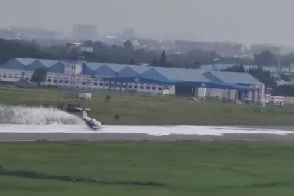 Video Shows Plane Nearly Toppling During Emergency Landing At Bengaluru Airport