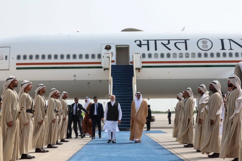 PM Modi in Abu Dhabi