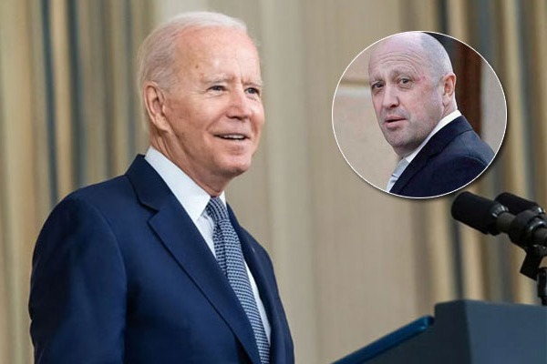 Id be careful what I eat Biden jokes about Wagner boss being poisoned