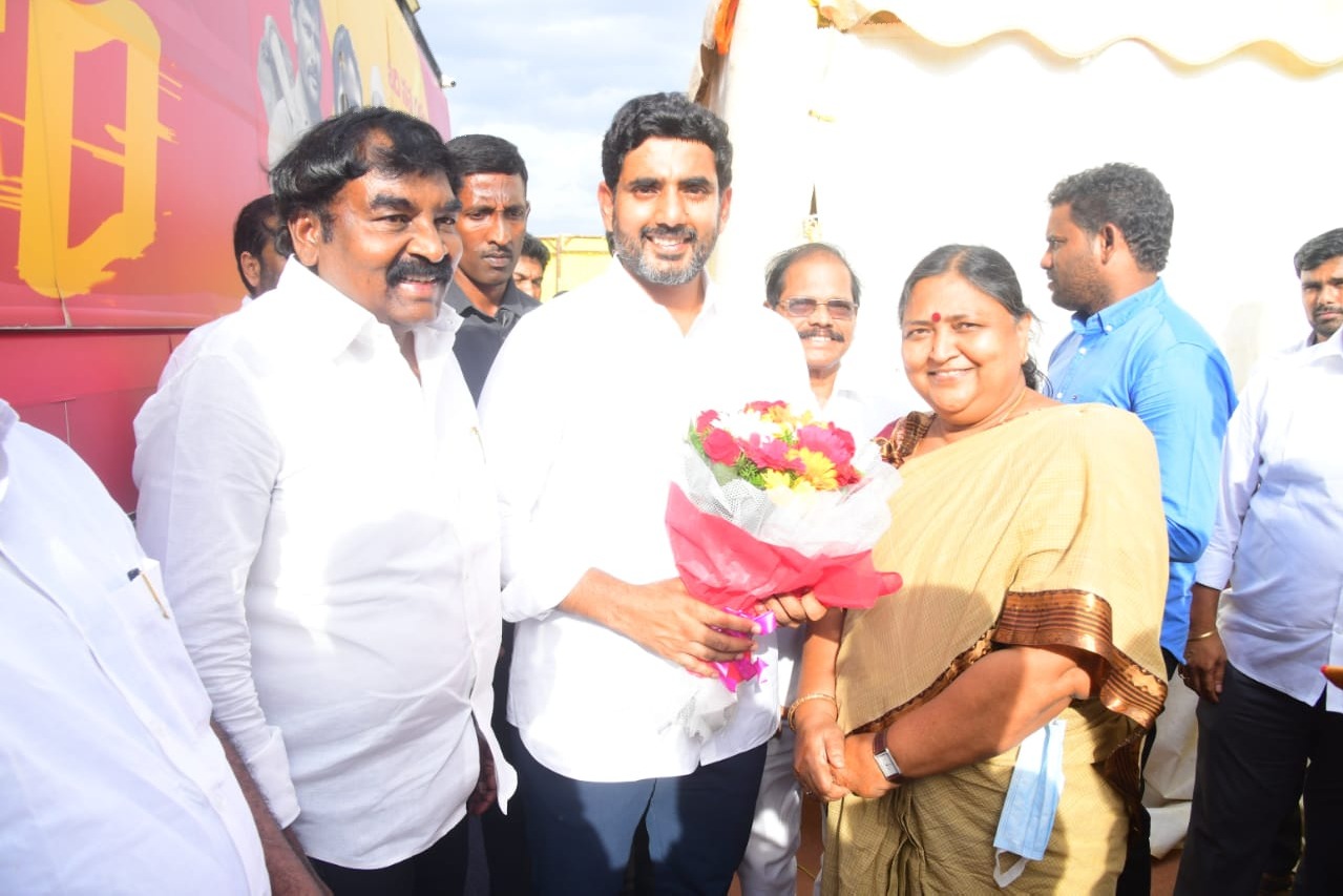 Lokesh Yuvagalam completed in Udayagiri constituency and enteres in Kandukur constituency