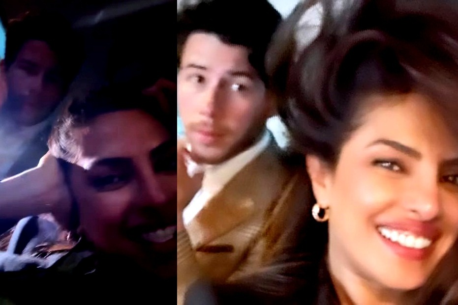 Nick Jonas fixes wifey Priyanka's ponytail as they head back home after tennis match