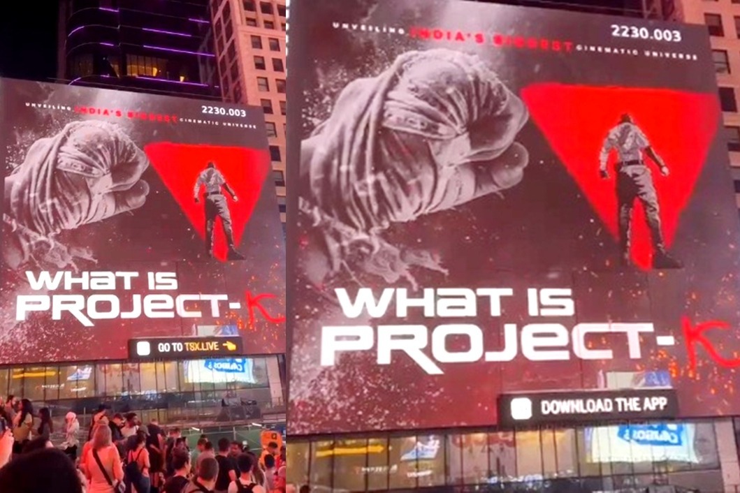 Prabhas, Deepika's 'Project K' poster lights up Times Square in NYC