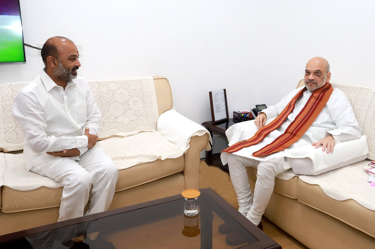 bandi sanjay meet amit shah in delhi