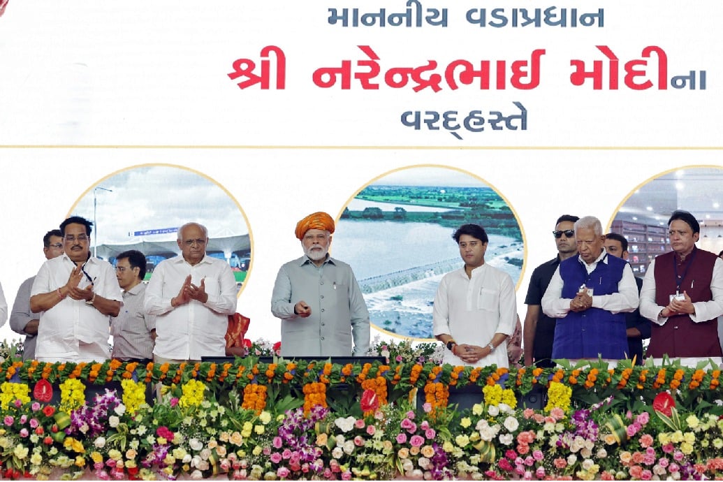 Gujarat: PM Modi inaugurates international airport in Hirasar