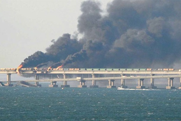 ukraines intelligence agency claimed responsibility for crimea bridge blast
