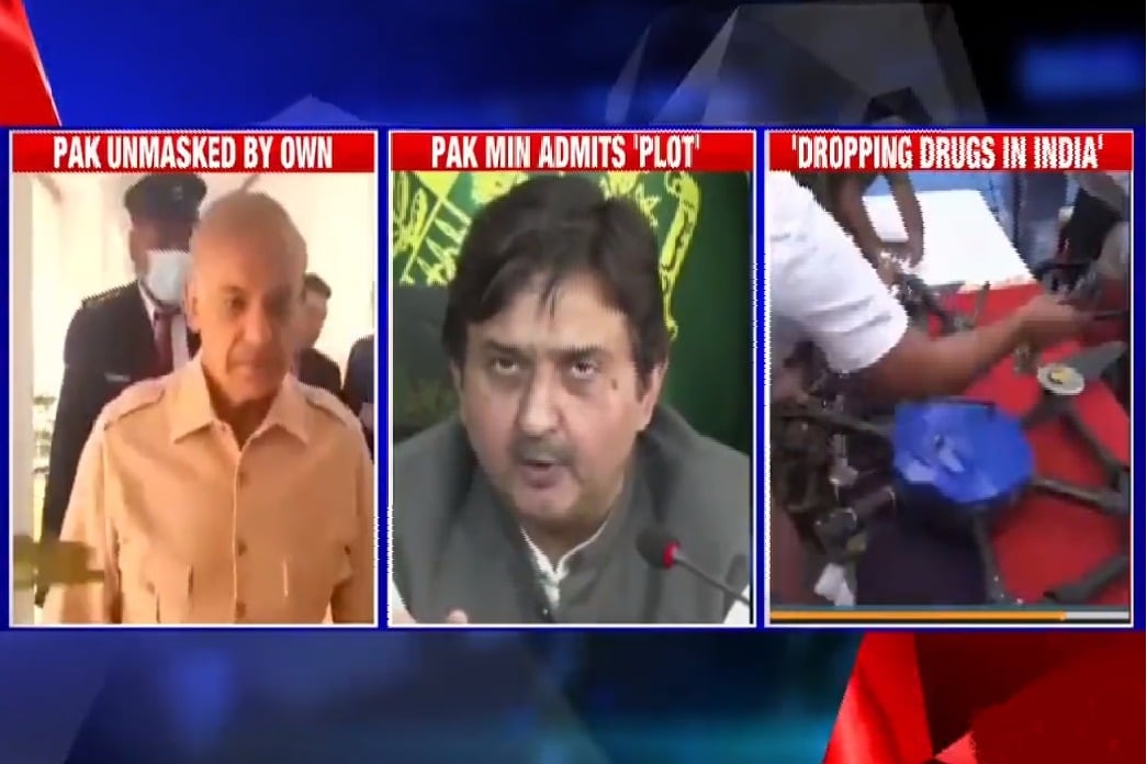 Pakistan top official on camera admits that drones being used to smuggle drugs into india 