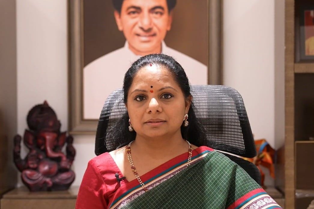 Kavitha meets Company delegates in Hyderabad