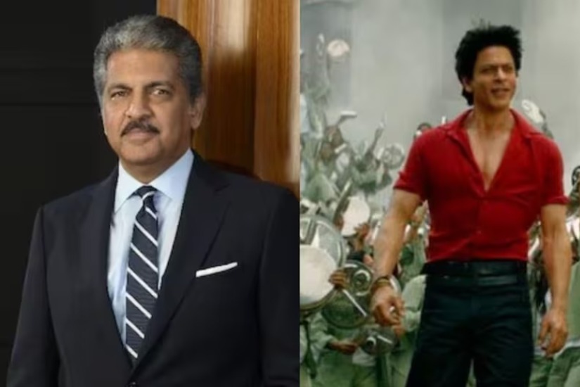 Anand Mahindra showers praises on shahrukh khan over his newly released song in jawan