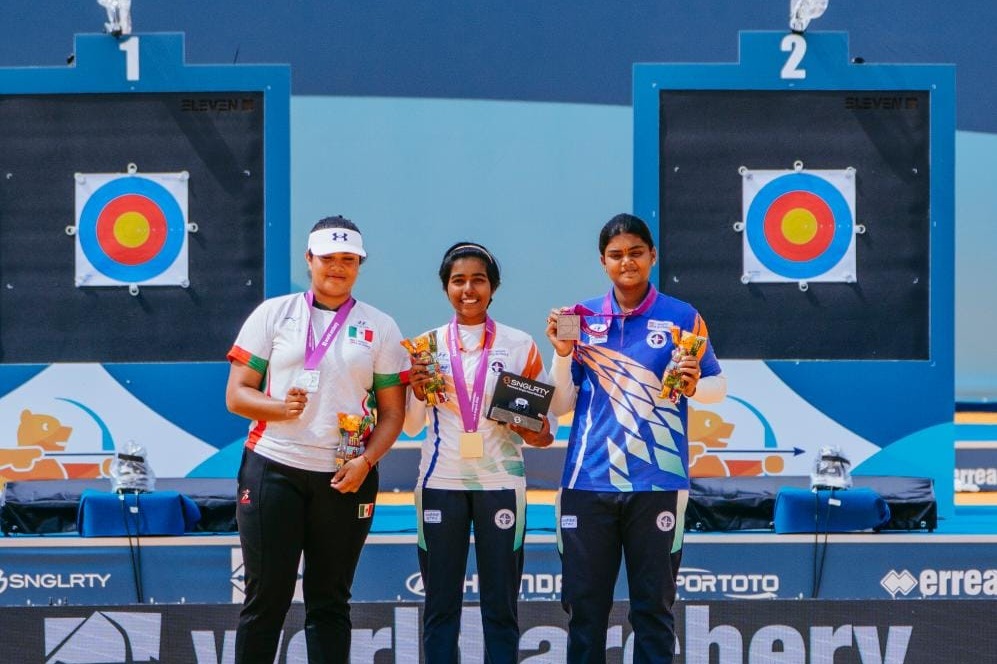 World Archery Championships: Aditi Gopichand Swami clinches individual compound gold medal