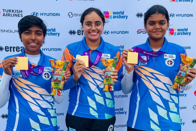 Telugu archer Jyoti Surekha creates history with her team with world championship gold