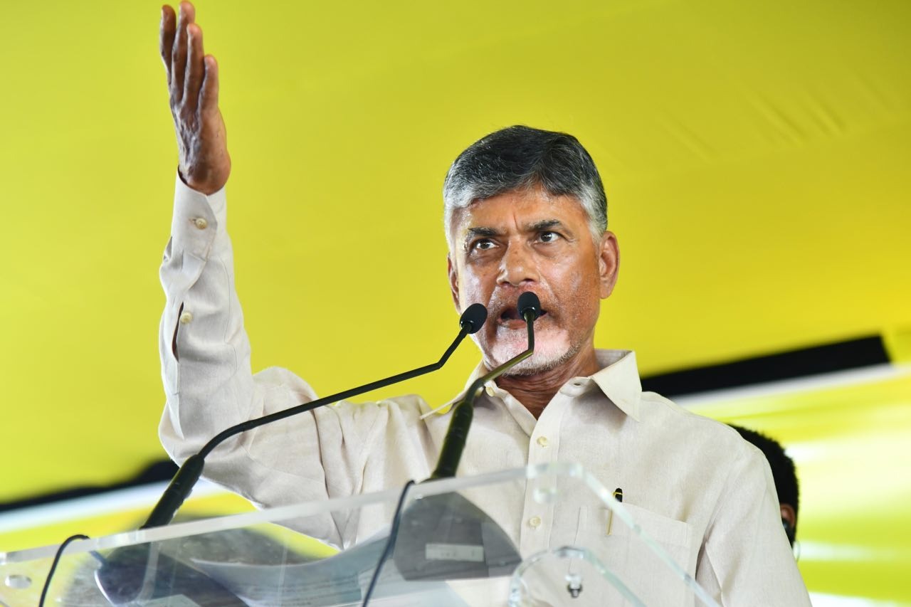 ysrcp govt completely neglected projects says chandrababu