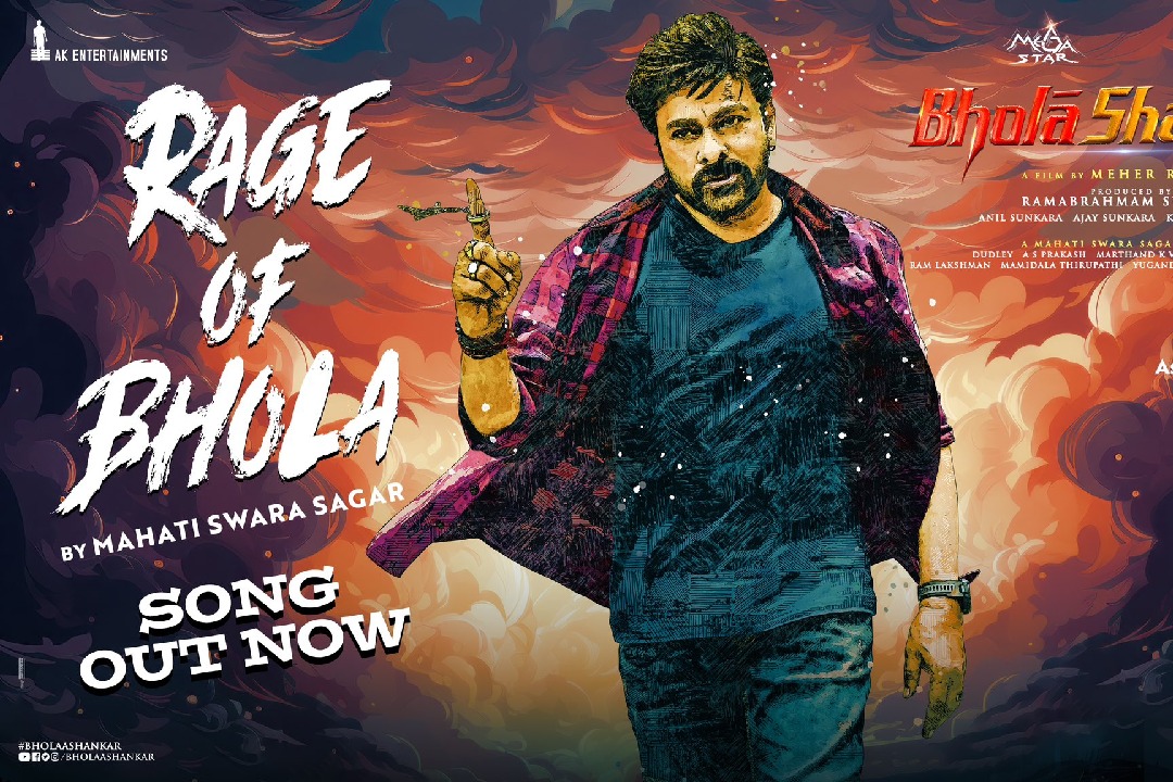Rage of Bhola song from Bhola Shankar out now 