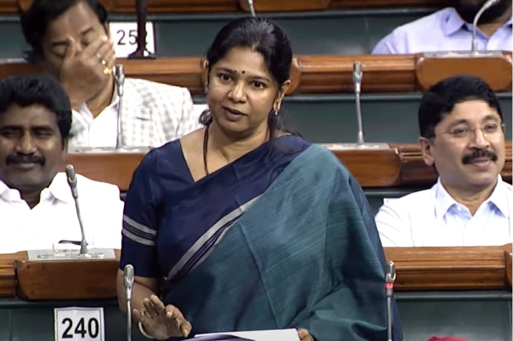 You talk about Chola tradition, but don't know TN's history: Kanimozhi tell BJP