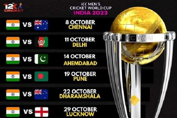 2023 Cricket World Cup tickets sale starts on 25 august