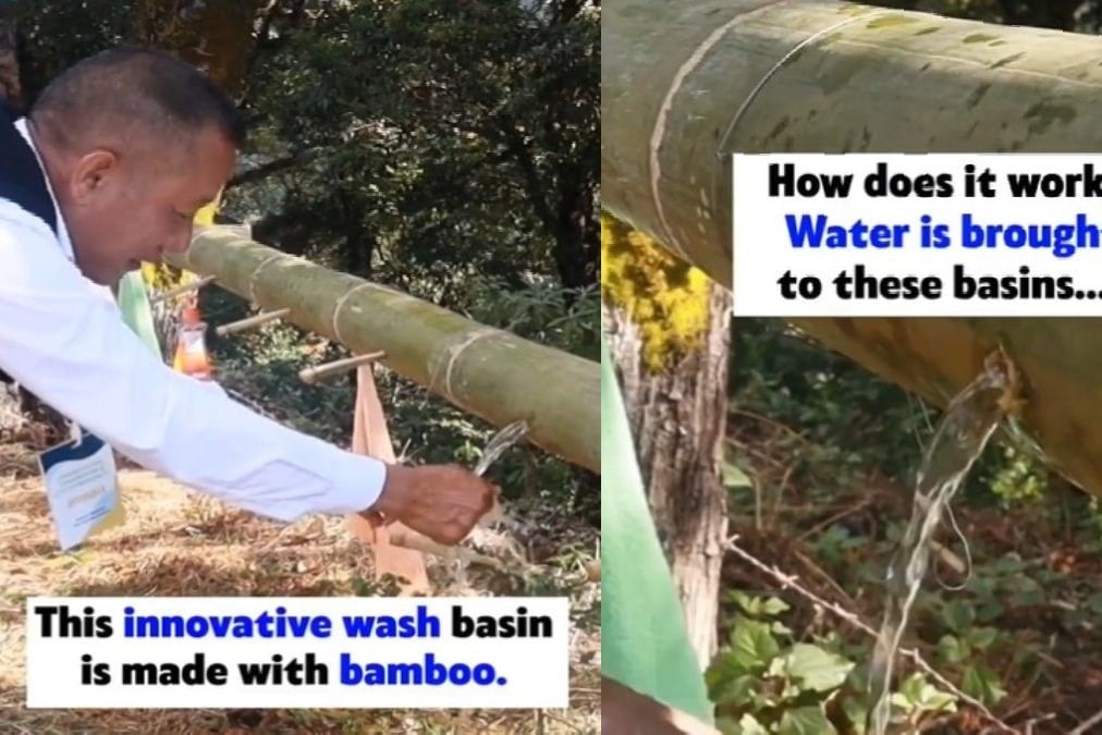 Nagaland Minister Shares Video Of Bamboo Washbasin Netizens Hail Ecofriendly Innovation