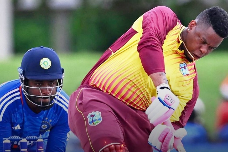 WI v IND: Hetmyer's fantastic 61 leads West Indies to 178/8 against India